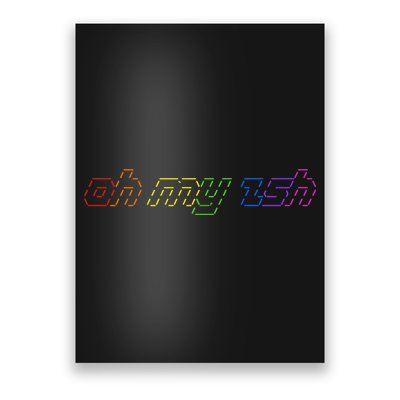 OH MY ZSH Programming Coder Hacker Nerdy Computer Tech Poster