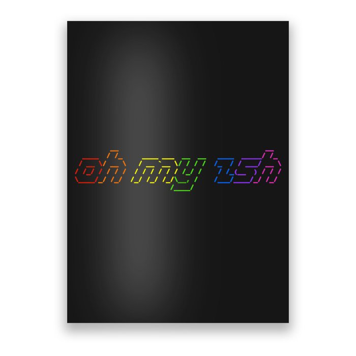 OH MY ZSH Programming Coder Hacker Nerdy Computer Tech Poster