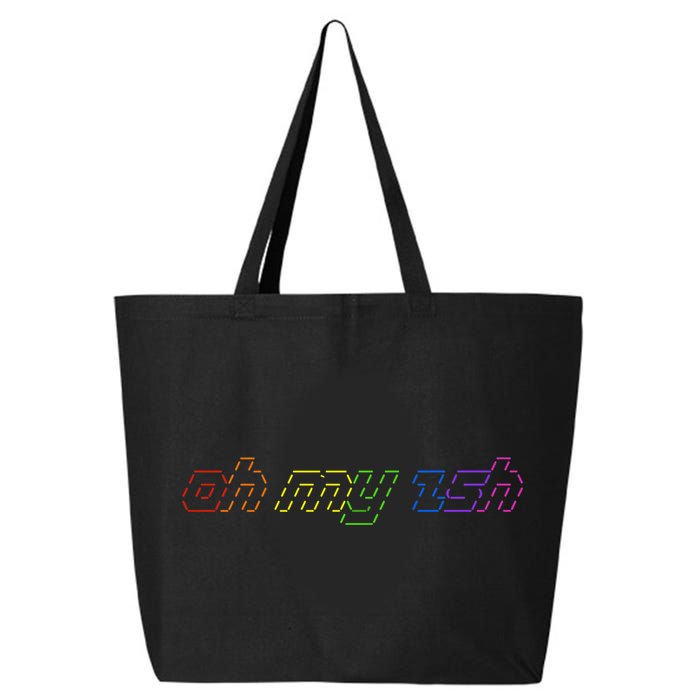 OH MY ZSH Programming Coder Hacker Nerdy Computer Tech 25L Jumbo Tote