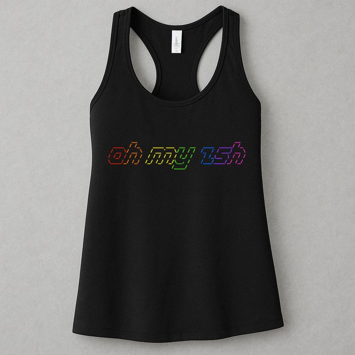 OH MY ZSH Programming Coder Hacker Nerdy Computer Tech Womens Tank Top