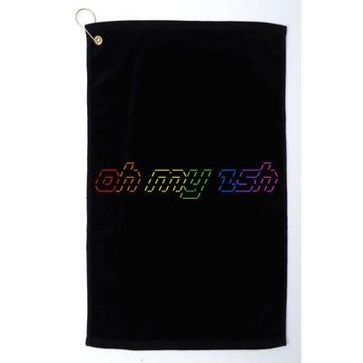 OH MY ZSH Programming Coder Hacker Nerdy Computer Tech Golf Towel
