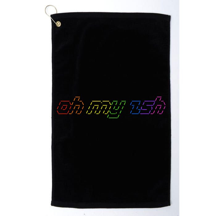 OH MY ZSH Programming Coder Hacker Nerdy Computer Tech Golf Towel