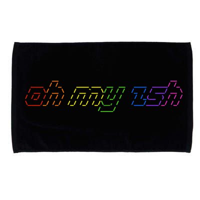 OH MY ZSH Programming Coder Hacker Nerdy Computer Tech Microfiber Hand Towel