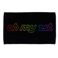 OH MY ZSH Programming Coder Hacker Nerdy Computer Tech Microfiber Hand Towel