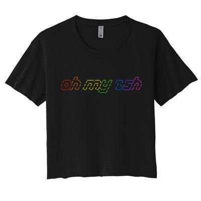 OH MY ZSH Programming Coder Hacker Nerdy Computer Tech Crop Top