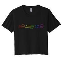 OH MY ZSH Programming Coder Hacker Nerdy Computer Tech Crop Top