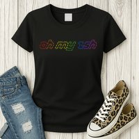 OH MY ZSH Programming Coder Hacker Nerdy Computer Tech Womens T-Shirt