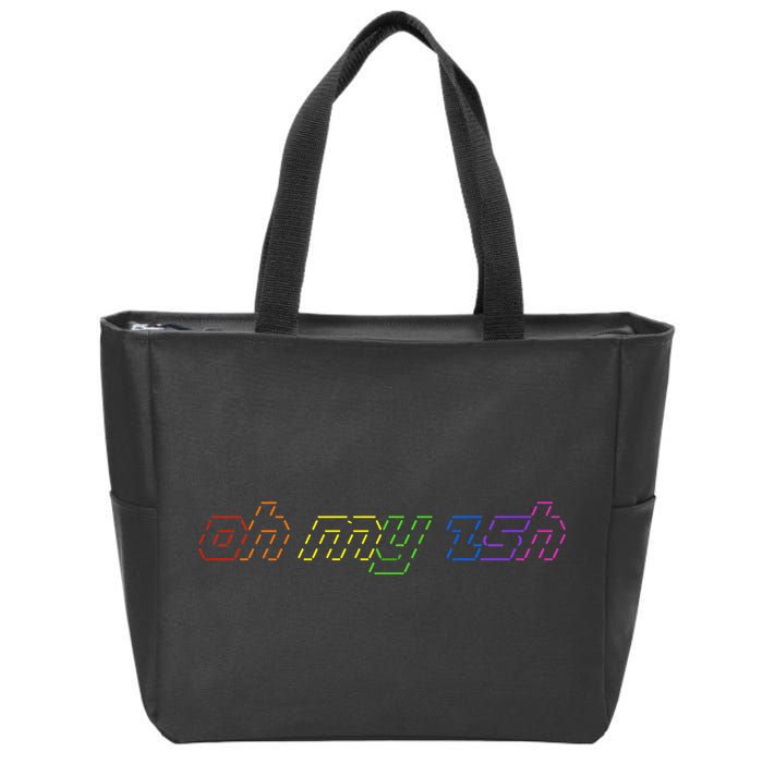 OH MY ZSH Programming Coder Hacker Nerdy Computer Tech Zip Tote Bag