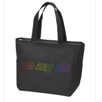 OH MY ZSH Programming Coder Hacker Nerdy Computer Tech Zip Tote Bag