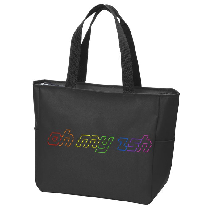 OH MY ZSH Programming Coder Hacker Nerdy Computer Tech Zip Tote Bag
