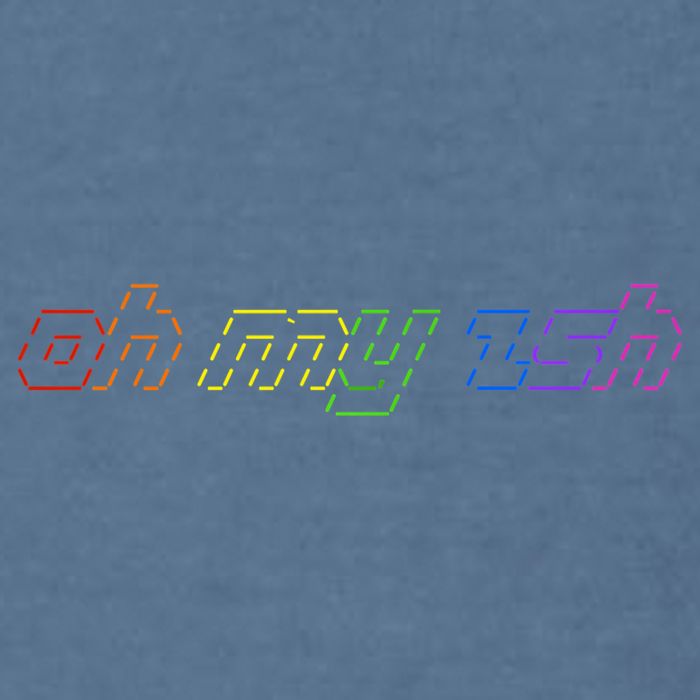 OH MY ZSH Programming Coder Hacker Nerdy Computer Tech Garment-Dyed Sweatshirt