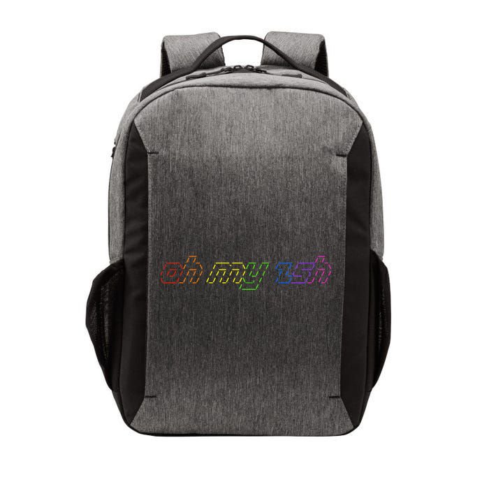 OH MY ZSH Programming Coder Hacker Nerdy Computer Tech Vector Backpack