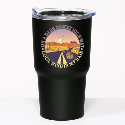 On A Dark Desert Highway Cool Wind In My Hair Tumbler