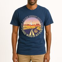 On A Dark Desert Highway Cool Wind In My Hair Tall T-Shirt