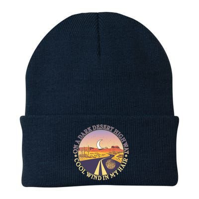 On A Dark Desert Highway Cool Wind In My Hair Beanie