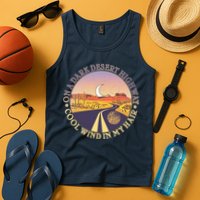 On A Dark Desert Highway Cool Wind In My Hair Tank Top