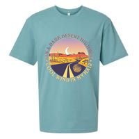 On A Dark Desert Highway Cool Wind In My Hair Sueded Cloud Jersey T-Shirt