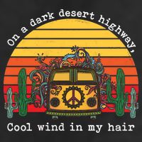  On A Dark Desert Highway Retro 15oz Campfire Ceramic Mug