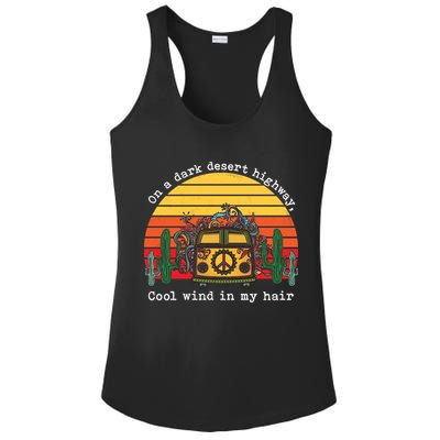  On A Dark Desert Highway Retro Ladies PosiCharge Competitor Racerback Tank