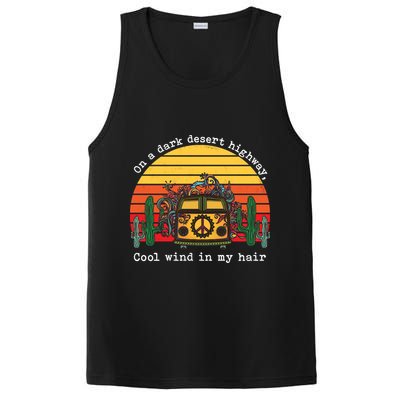  On A Dark Desert Highway Retro PosiCharge Competitor Tank