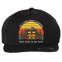  On A Dark Desert Highway Retro Wool Snapback Cap