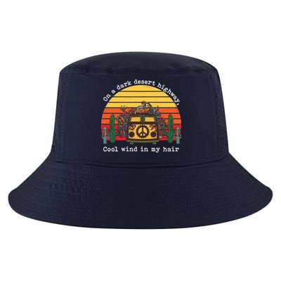  On A Dark Desert Highway Retro Cool Comfort Performance Bucket Hat