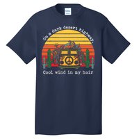  On A Dark Desert Highway Retro Tall T-Shirt