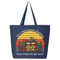  On A Dark Desert Highway Retro 25L Jumbo Tote