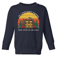  On A Dark Desert Highway Retro Toddler Sweatshirt