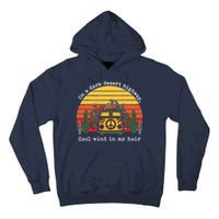  On A Dark Desert Highway Retro Tall Hoodie