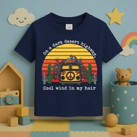  On A Dark Desert Highway Retro Toddler T-Shirt