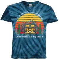  On A Dark Desert Highway Retro Kids Tie-Dye T-Shirt