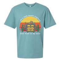  On A Dark Desert Highway Retro Sueded Cloud Jersey T-Shirt
