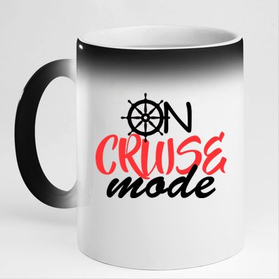 On Cruise Mode 11oz Black Color Changing Mug