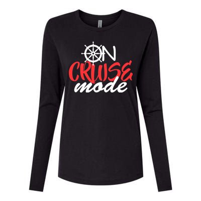 On Cruise Mode Womens Cotton Relaxed Long Sleeve T-Shirt