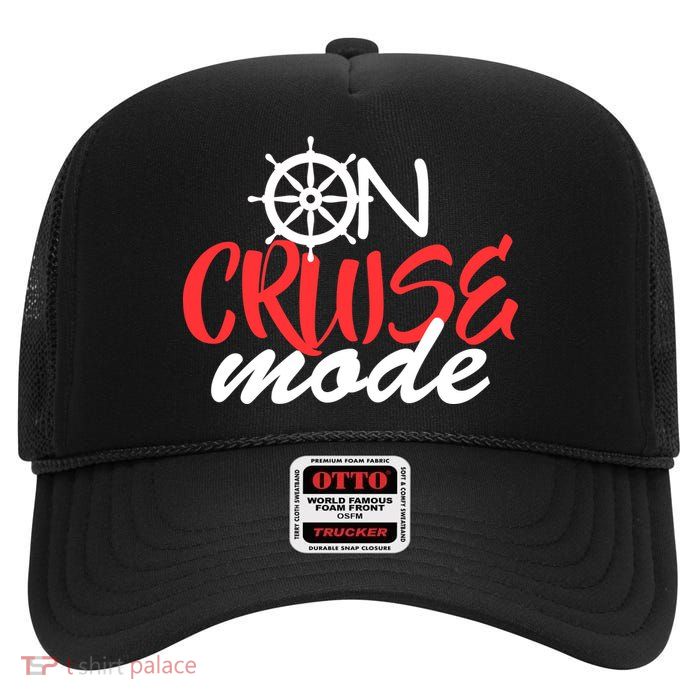 On Cruise Mode High Crown Mesh Back Trucker Hat