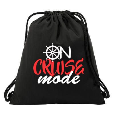 On Cruise Mode Drawstring Bag
