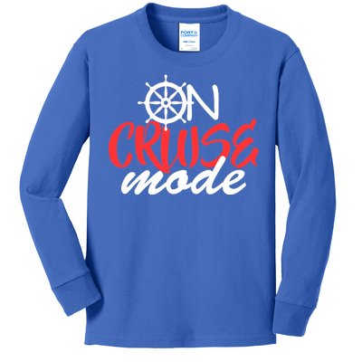 On Cruise Mode Kids Long Sleeve Shirt