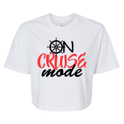 On Cruise Mode Bella+Canvas Jersey Crop Tee