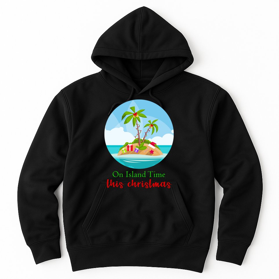 On Island Time This Christmas Vacation Hoodie