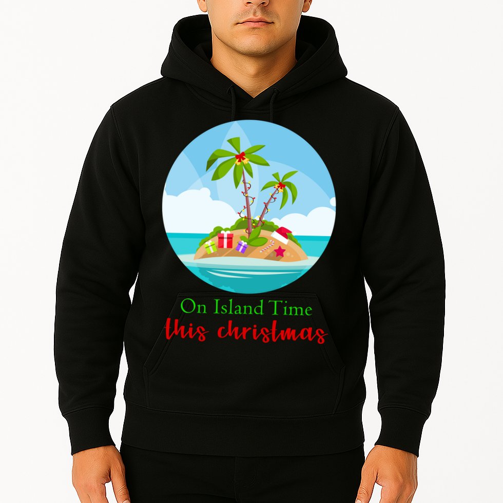 On Island Time This Christmas Vacation Hoodie
