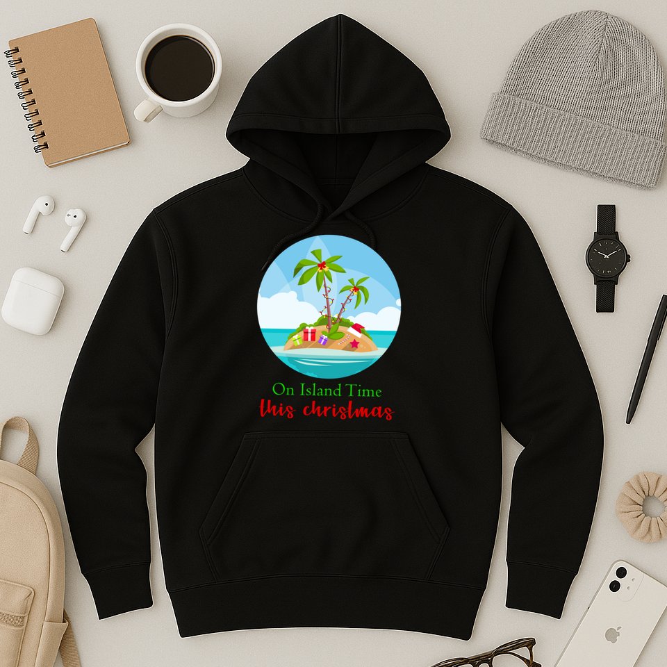 On Island Time This Christmas Vacation Hoodie