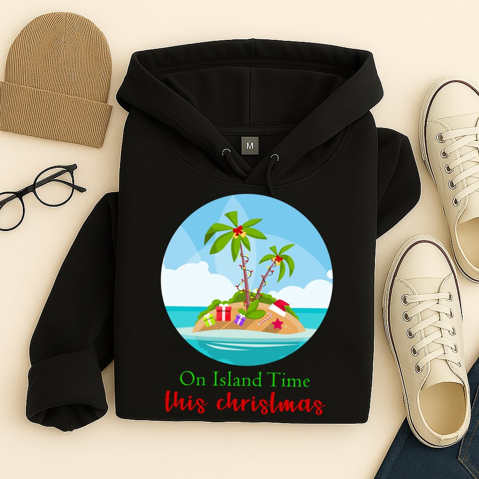 On Island Time This Christmas Vacation Hoodie