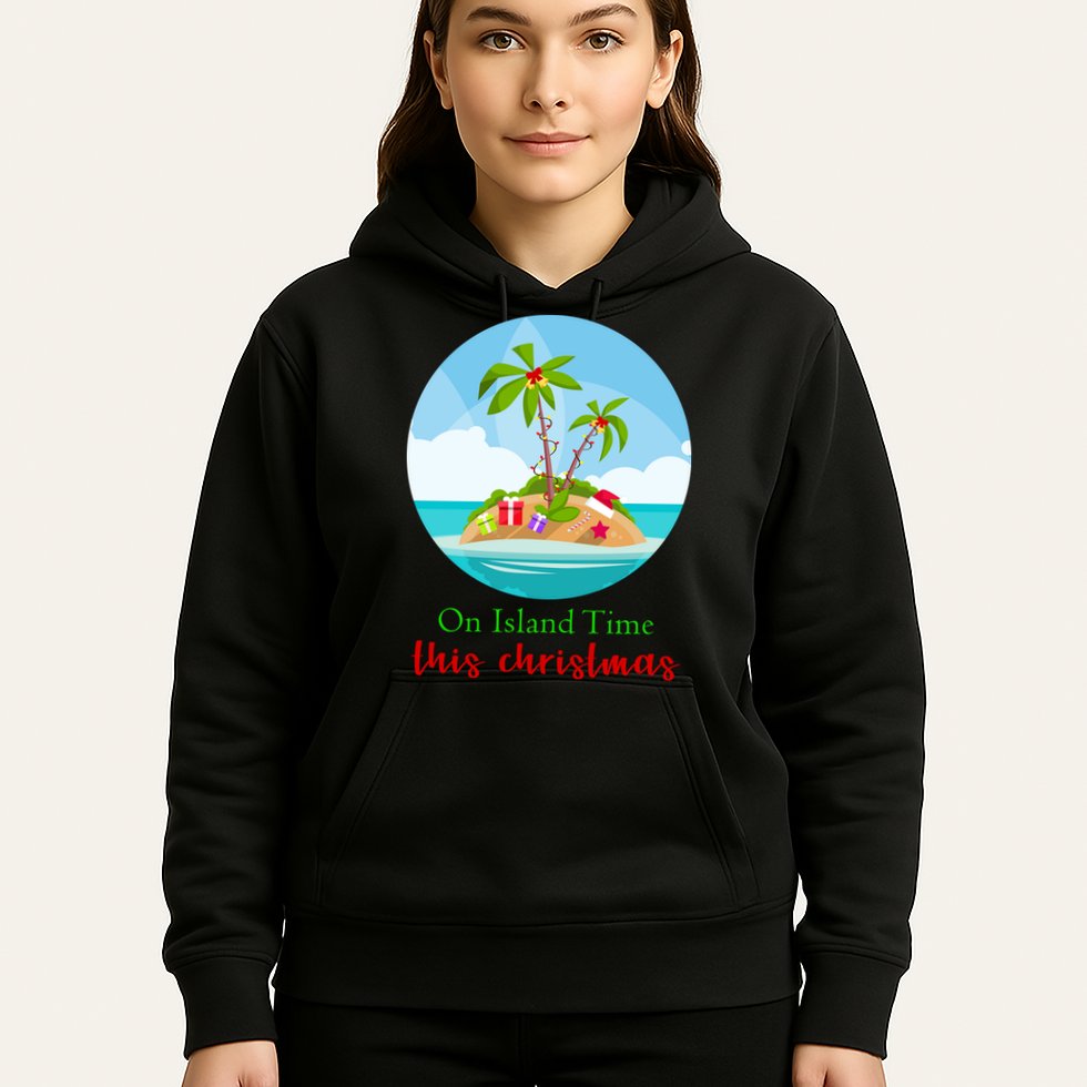 On Island Time This Christmas Vacation Hoodie