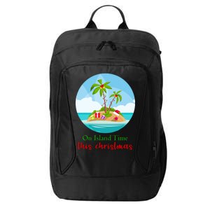 On Island Time This Christmas Vacation City Backpack