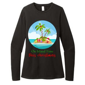 On Island Time This Christmas Vacation Womens CVC Long Sleeve Shirt