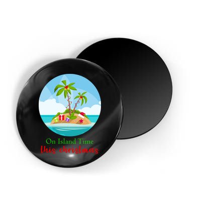 On Island Time This Christmas Vacation Magnet