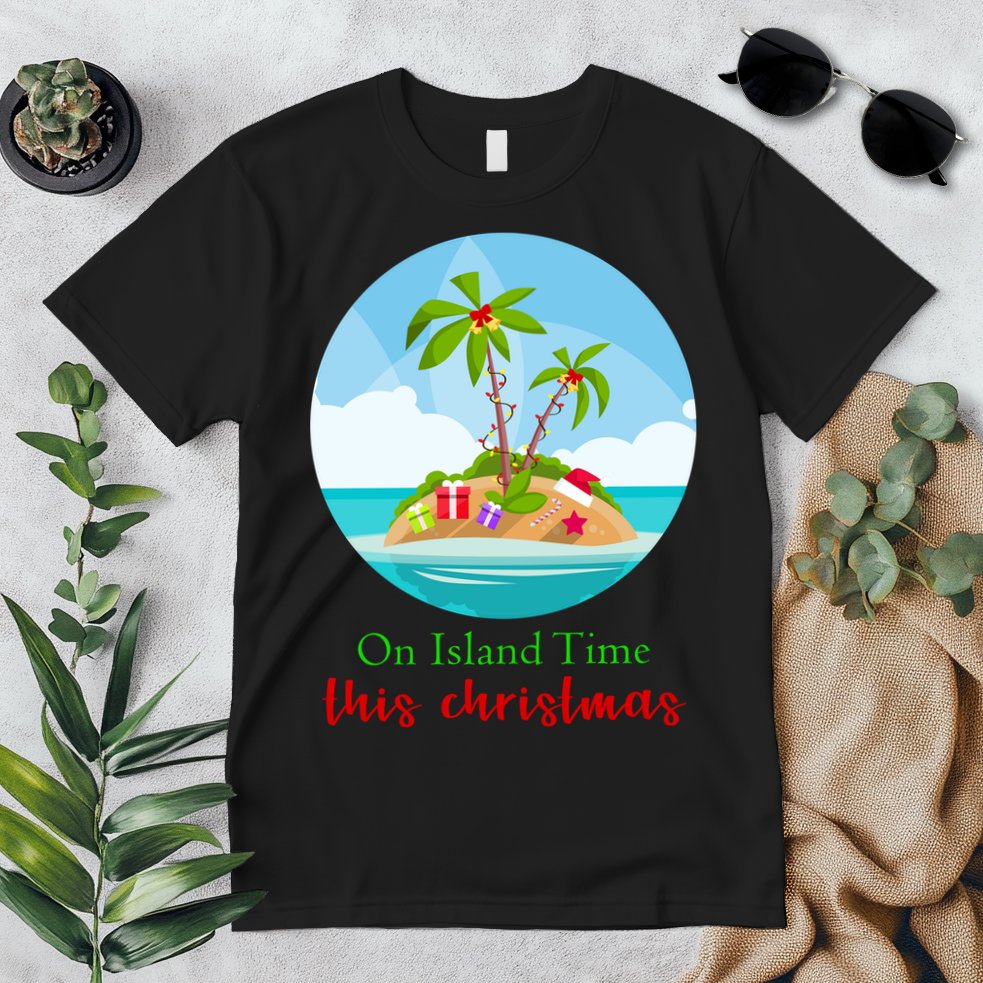 On Island Time This Christmas Vacation Premium T-Shirt