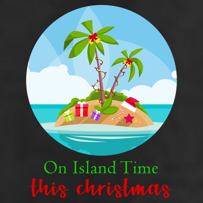 On Island Time This Christmas Vacation 25L Jumbo Tote