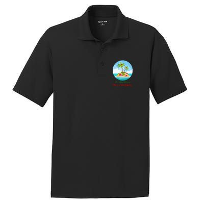 On Island Time This Christmas Vacation PosiCharge RacerMesh Polo